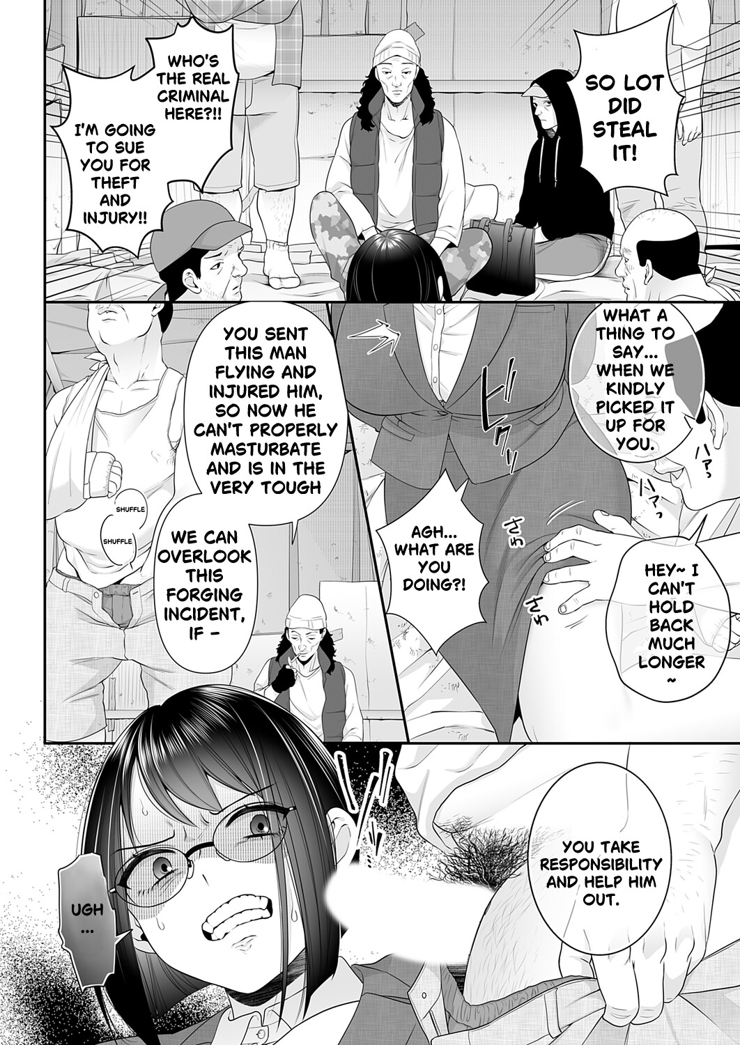Hentai Manga Comic-Where I Belong? ~ Sullying a Hygenic, Masked Office Lady ~-Read-8